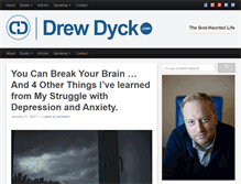 Tablet Screenshot of drewdyck.com